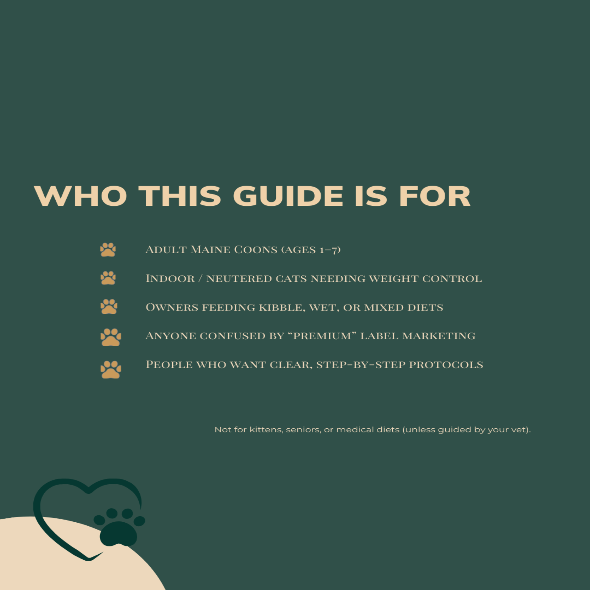 BORN MAJESTIC: THE ADULT MAINE COON DAILY DIET GUIDE