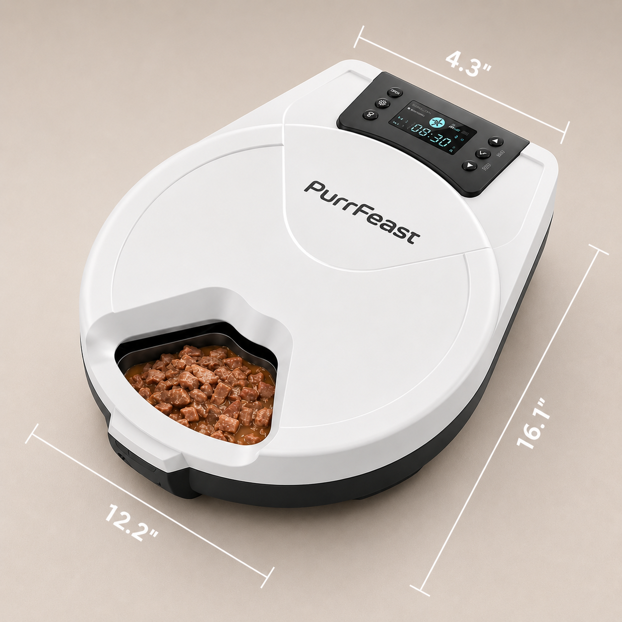 PurrFeast™ - Automatic Wet Food Feeder for Cats | 5 Fresh Meals