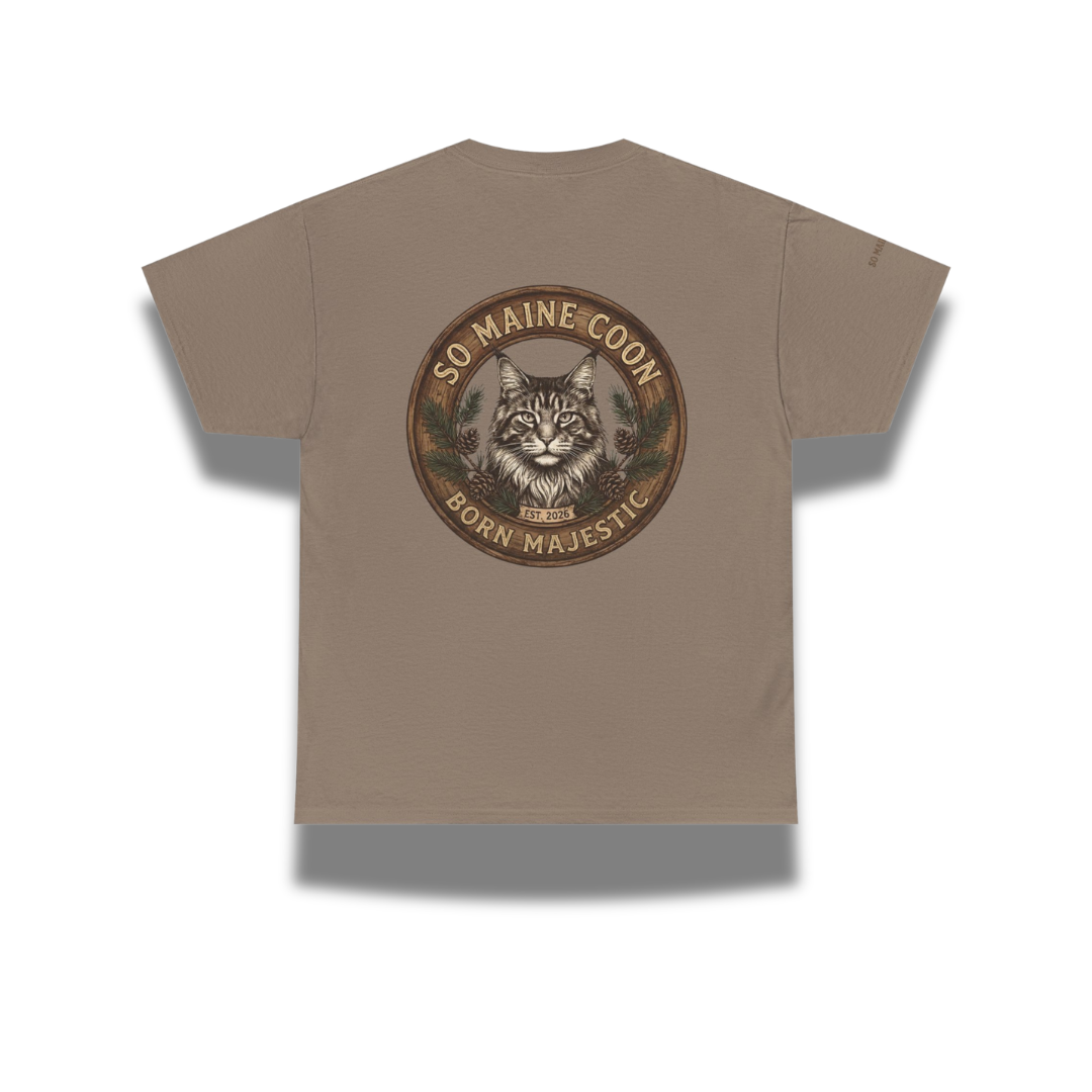 Maine Coon T-Shirt — Born Majestic