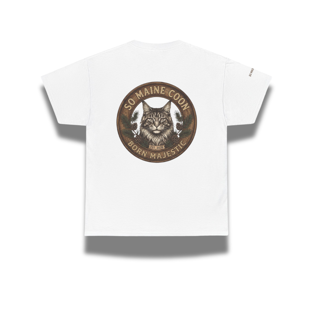 Maine Coon T-Shirt — Born Majestic