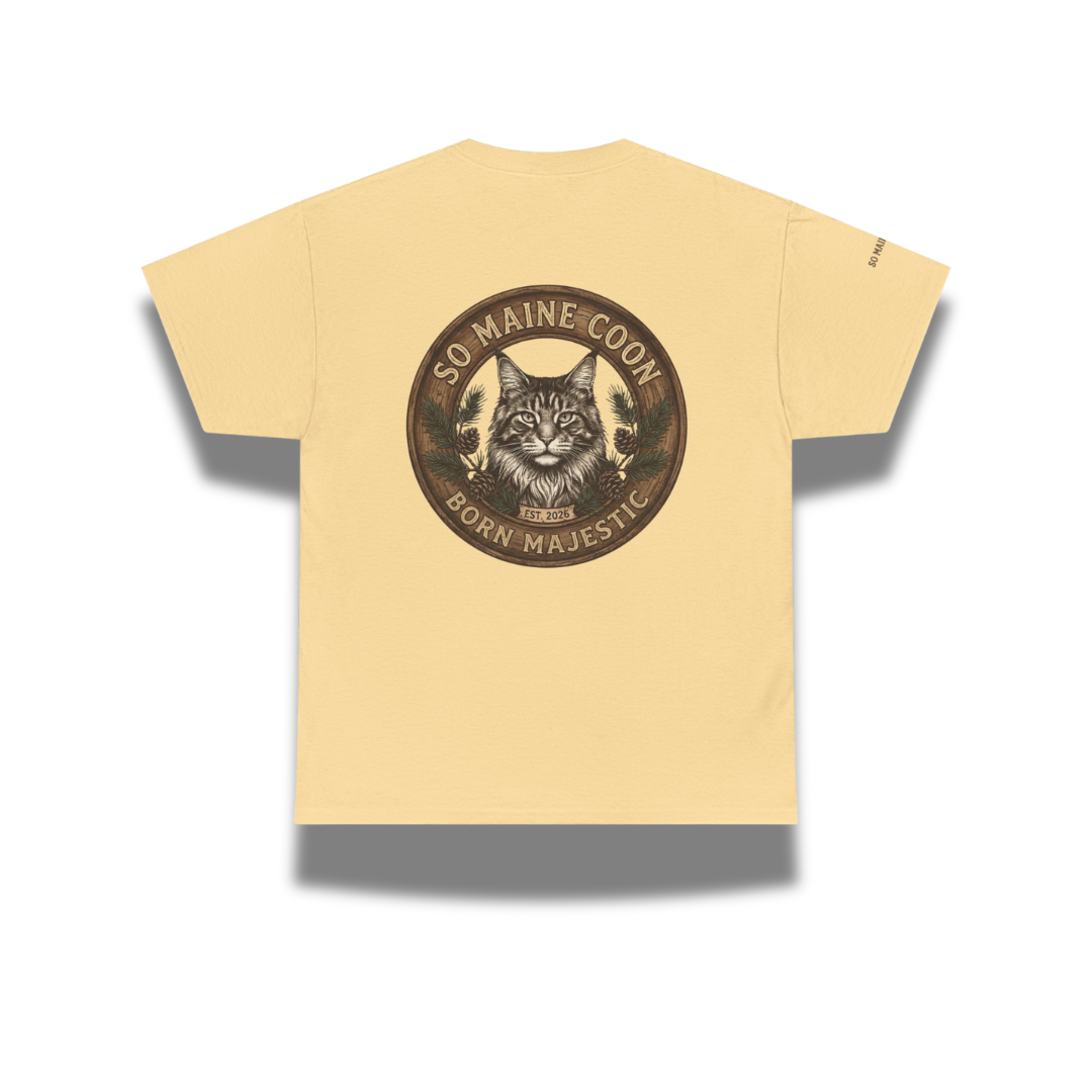 Maine Coon T-Shirt — Born Majestic