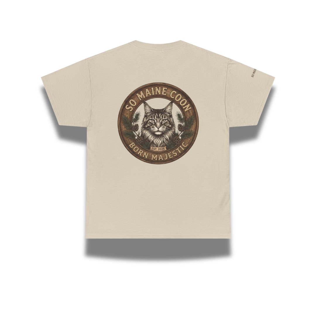Maine Coon T-Shirt — Born Majestic