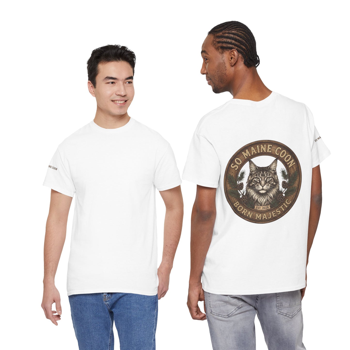 Maine Coon T-Shirt — Born Majestic