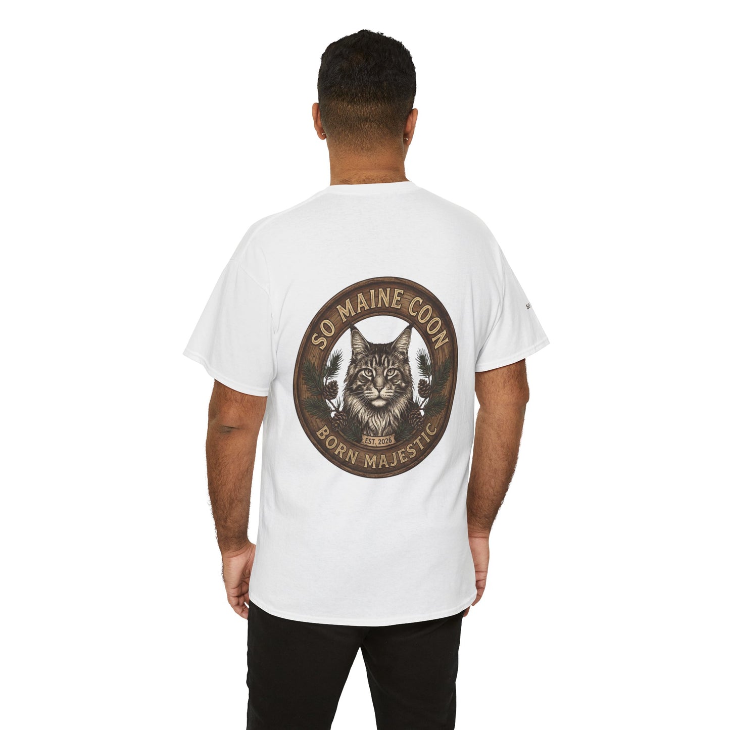 Maine Coon T-Shirt — Born Majestic