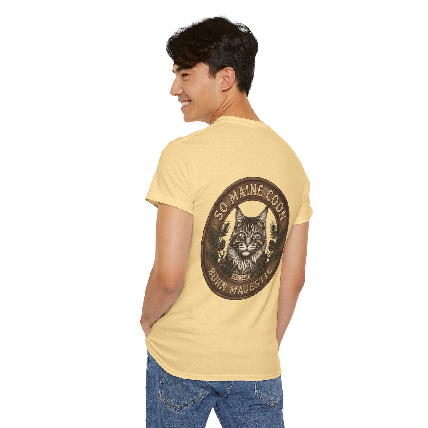 Maine Coon T-Shirt — Born Majestic
