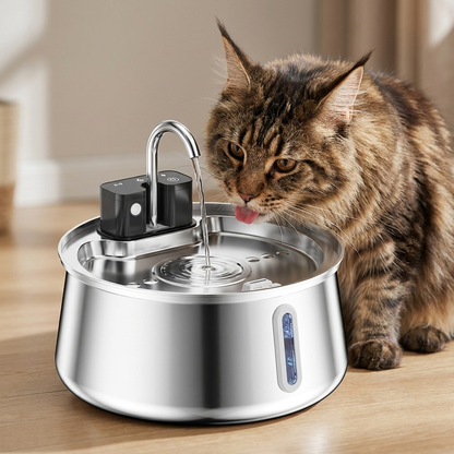 PurrSpring 2.0 | Stainless Steel Cat Water Fountain