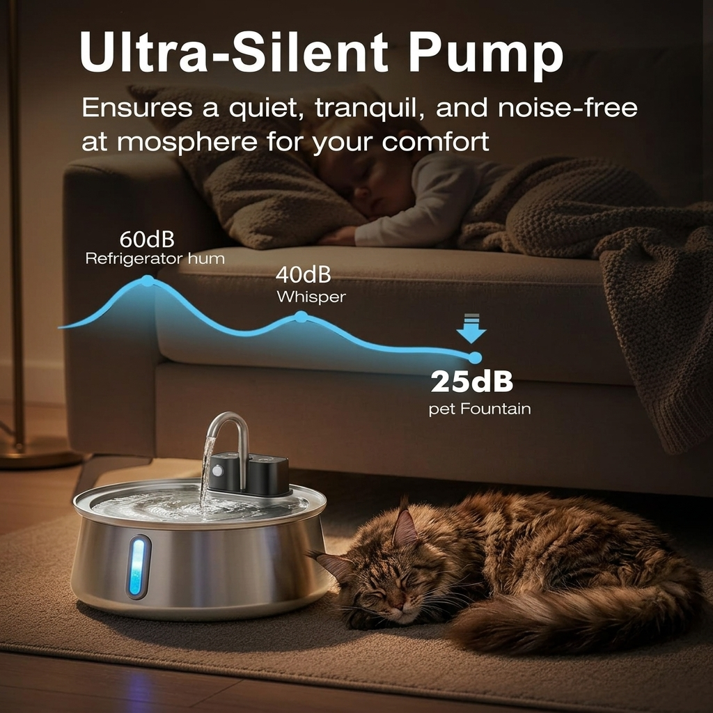 PurrSpring 2.0 | Stainless Steel Cat Water Fountain