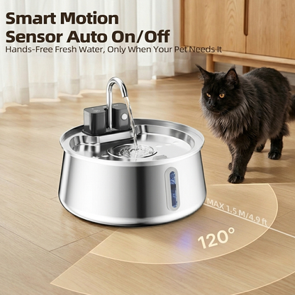 PurrSpring 2.0 | Stainless Steel Cat Water Fountain