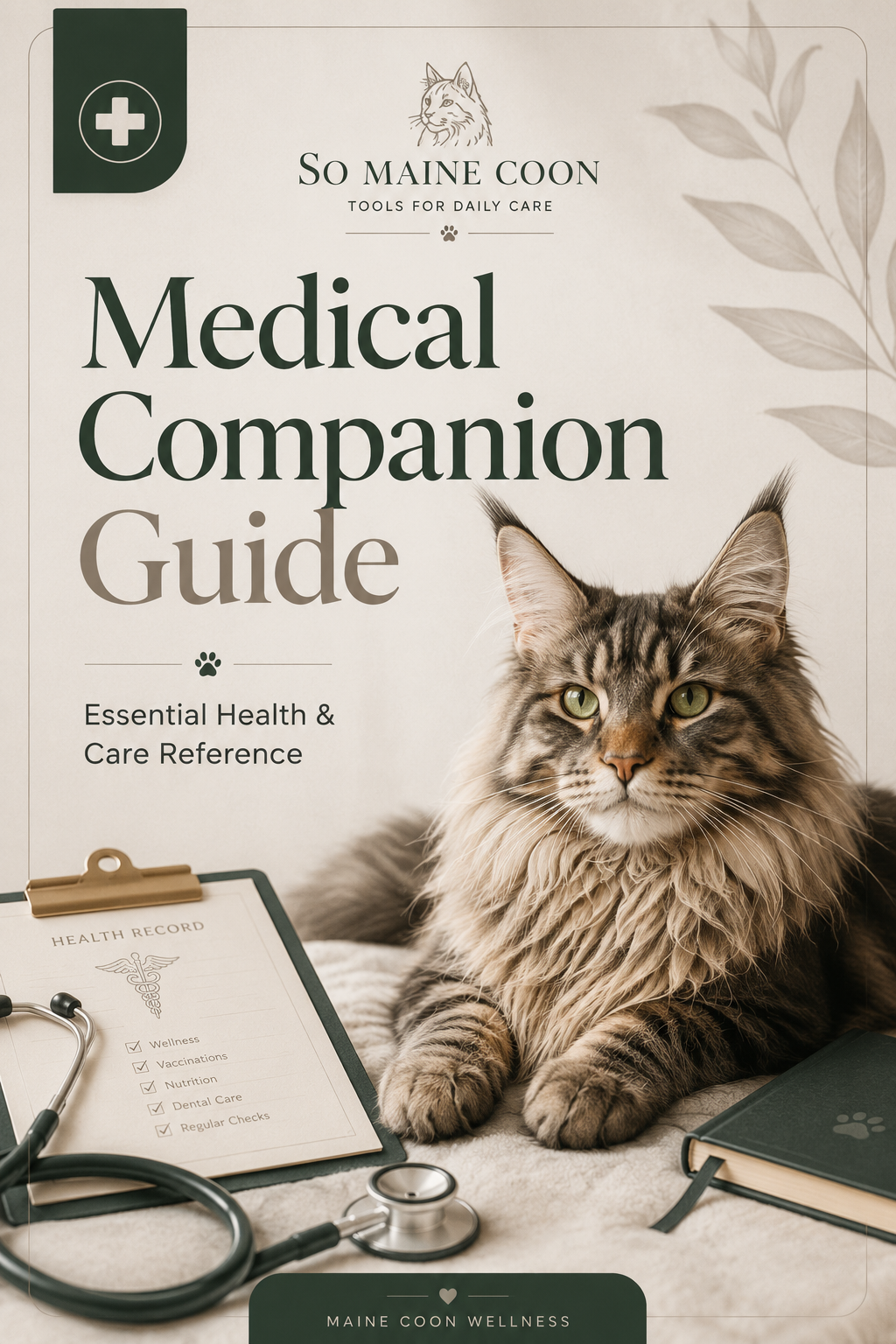 Maine Coon Medical Companion Guide ebook cover by So Maine Coon