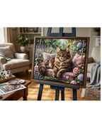 Custom Maine Coon Paint by Numbers Kit — Personalized from Your Photo